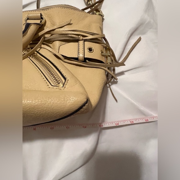 rebecca minkoff almond leather moto handbag - Picture 5 of 7